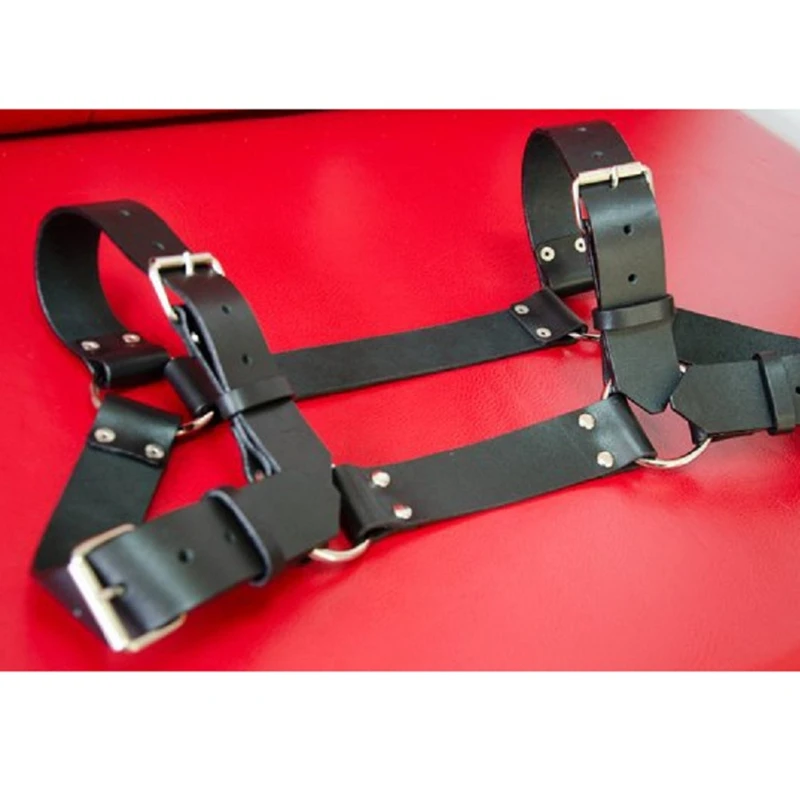 Модные сексуальные мужские тела белье Искусственная кожа регулируемый