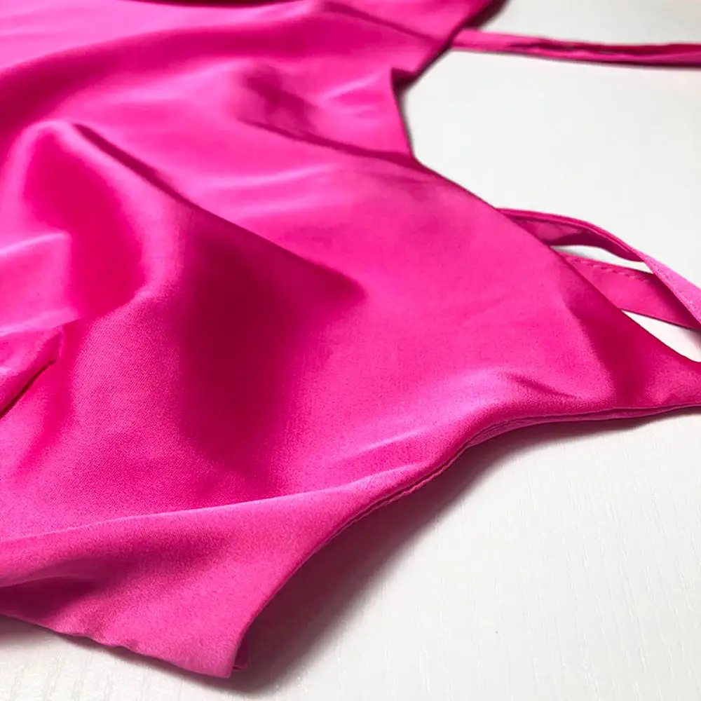 Женское платье атласное женское сексуальное облегающее с низким вырезом и