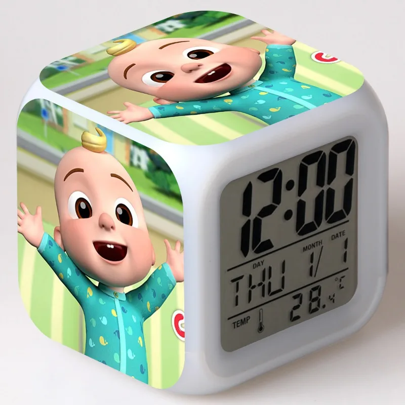 2021 Новые Фигурки Cocomelon светодиодсветодиодный 7 цветов сенсорная подсветка