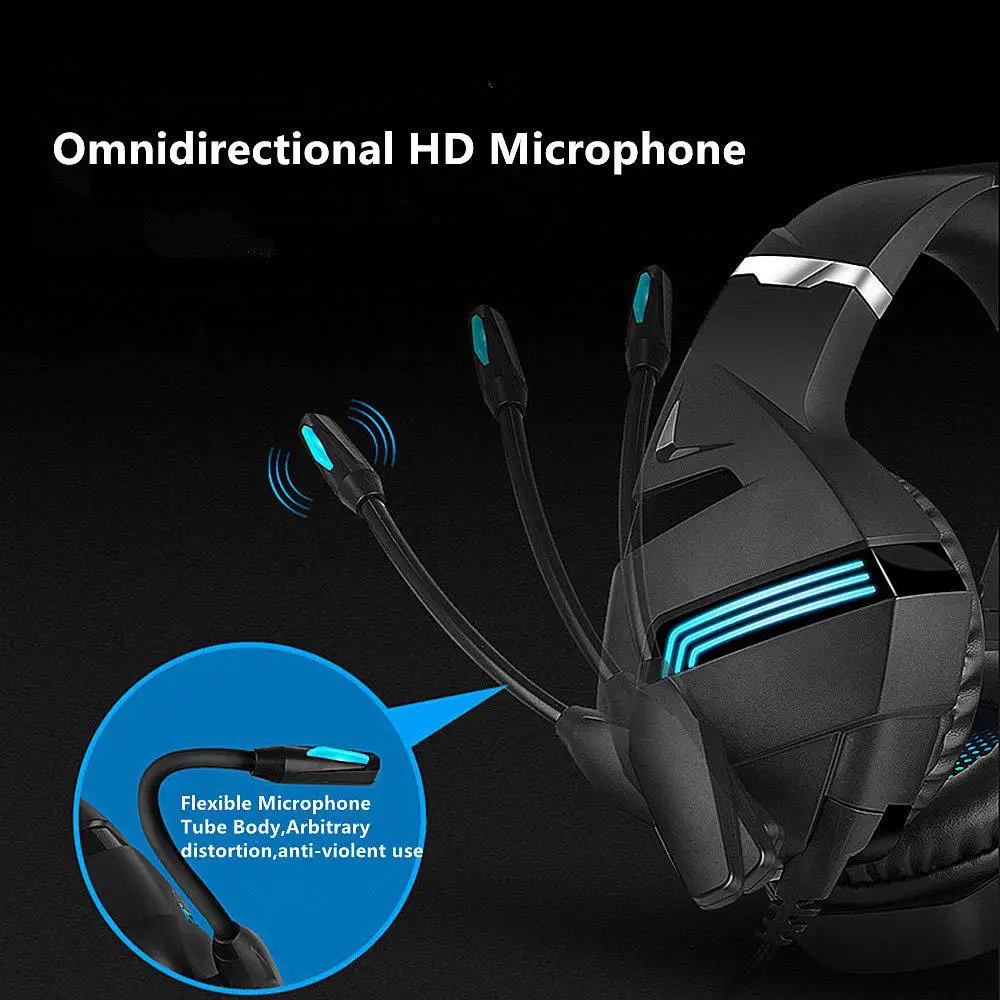 BEESCLOVER стерео игровые гарнитуры Накладные наушники с микрофоном глубокий бас для