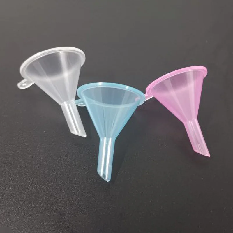 

10PCS Mini Funnel for Essential Oil Bottles, Small Funnels for Lab Bottles, Liquid Oil , Perfumes, Spices, Powder Funnel