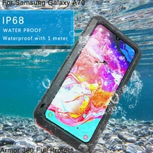 Waterproof For Samsung A70 Case Armor 360 Full Protect  For Samsung Galaxy A70s  Aluminum silicone Phone Cases Cover Coque Capa