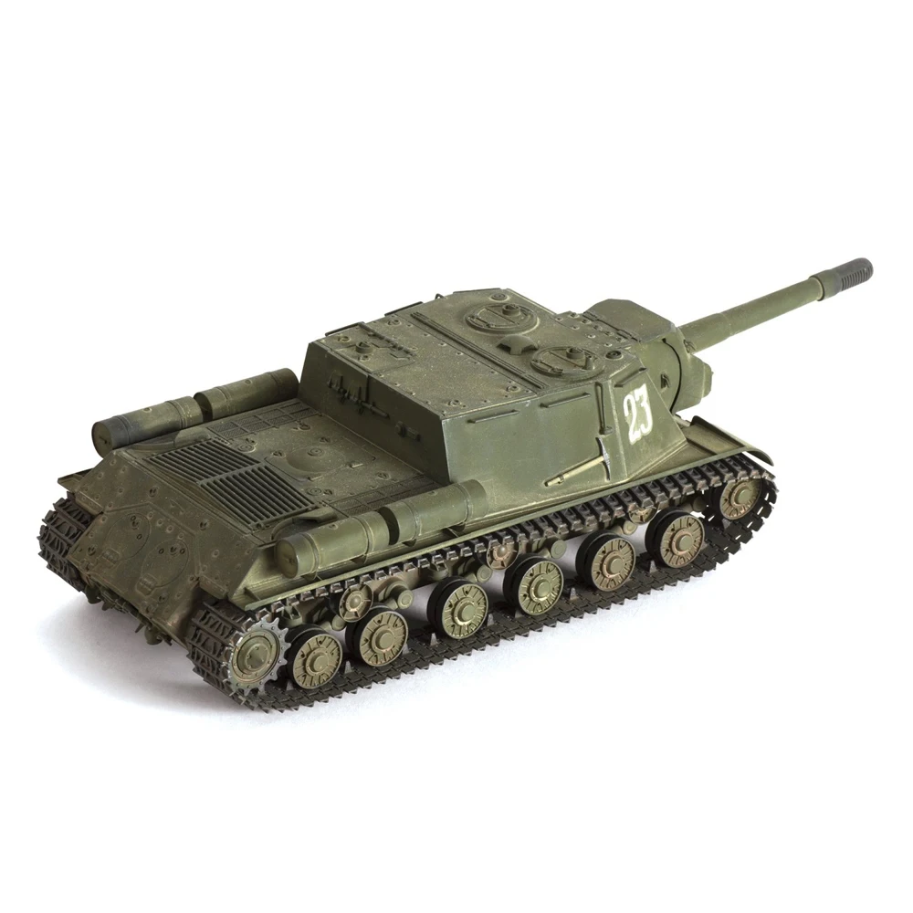 Сборная модель ZVEZDA Советский истребитель танков ИСУ-152 Зверобой | Игрушки и хобби