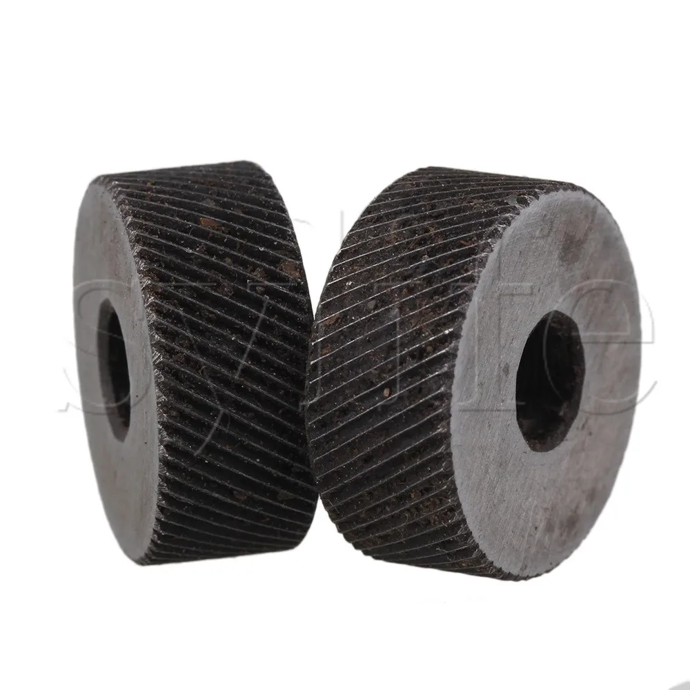 2 шт. 0 8 мм Шаг грубая Диагональ 19 OD Knurling Wheel Roller Tool Steel | Инструменты
