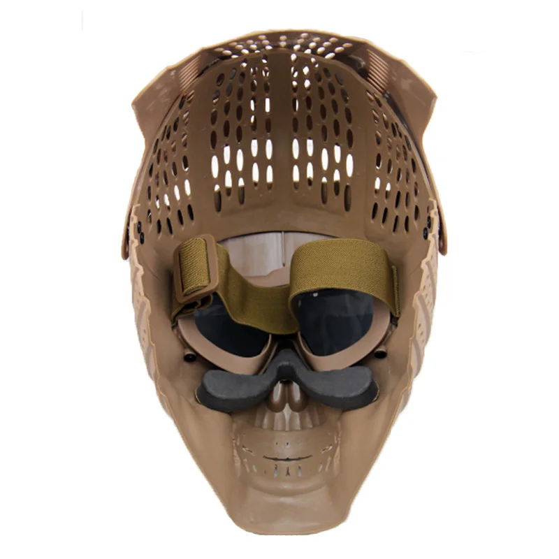 Военная Тактическая Маска для лица с черепом, очки CS Wargame, охотничьи страйкбольные аксессуары, маскарадные пейнтбольные маски для Хэллоуина от AliExpress RU&CIS NEW