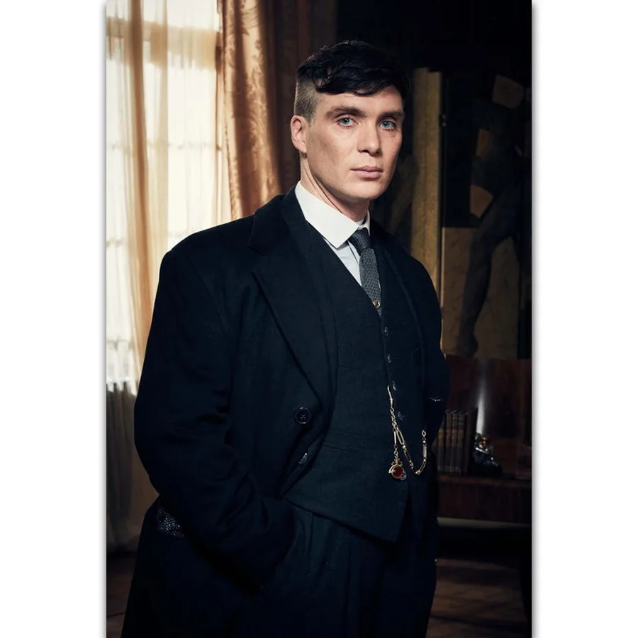 MQ3497 Peaky Blinders Cillian Murphy США ТВ-шоу Серии художественный плакат Шелковый Холст украшение дома стены комнаты картина печать - Цвет: Picture 016