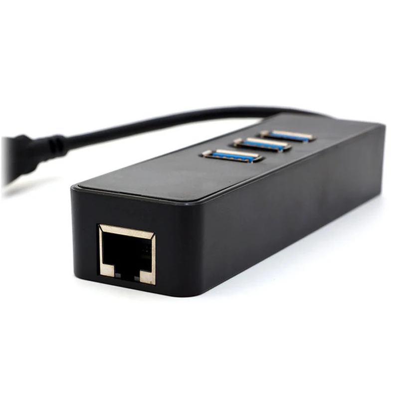 3 портовый USB 0 хаб гигабитный Ethernet адаптер кабель к сетевая карта 1000Mpbs Lan для Macbook