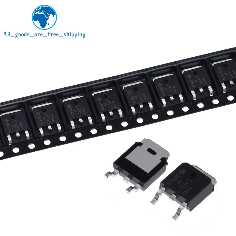 TZT 10 шт. LM317M SOT252 LM317 TO-252 SOT LM317MDT LM317MDT-TR TO252 SMD новый регулятор напряжения IC