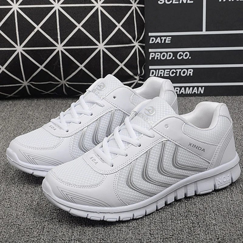 Кроссовки Pennysue женские для бега мягкие дышащие сетчатые на шнуровке