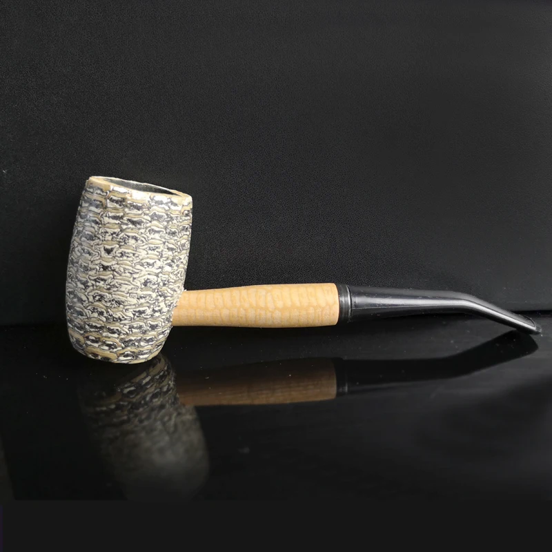 Макартур Стиль Средний размер Кукуруза Cob табак труба деревянный хвостовик