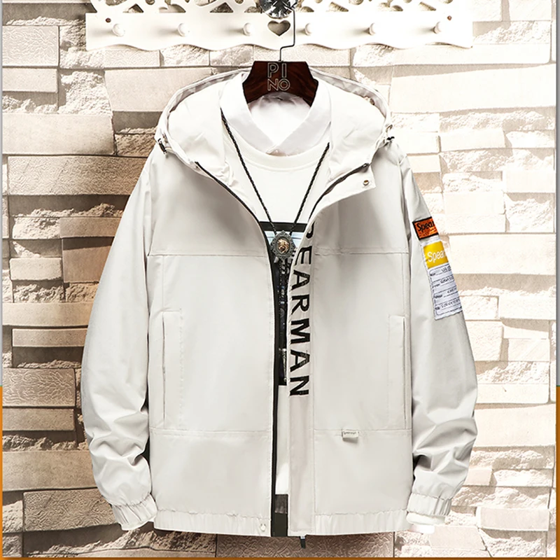 Новое поступление мужская повседневная куртка с капюшоном пальто для мужчин