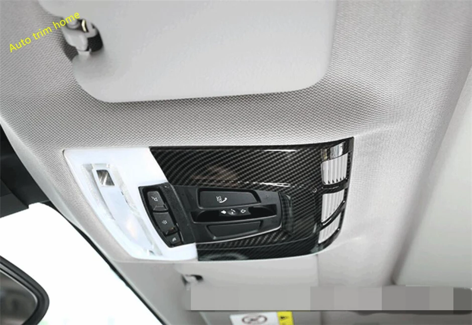 Lapetus аксессуары Передняя Крыша лампы для чтения рамка Крышка отделка Подходит BMW