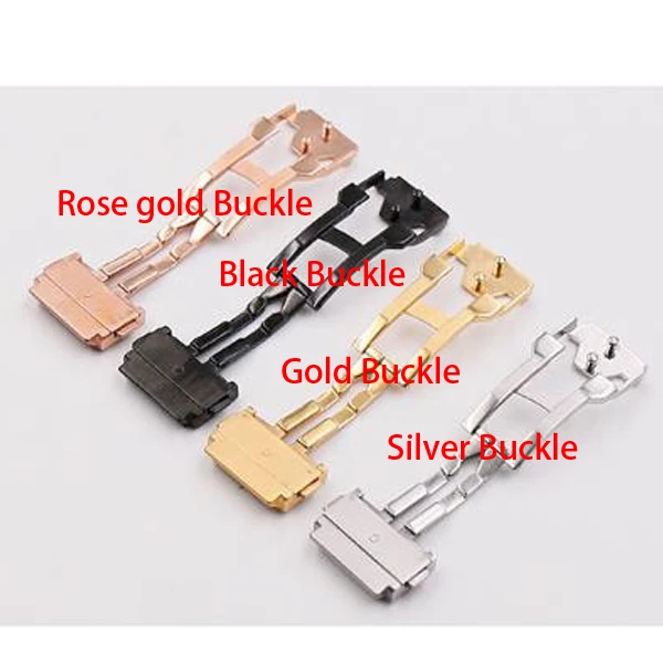 1pc black buckle 25*17 мм Силиконовый Модный ремешок для часов HUBLOT, серия Big Bang, нескользящий ремешок, мягкий ремешок для часов HUBLOT, браслет на запястье - Цвет ремешка: 1pc black buckle
