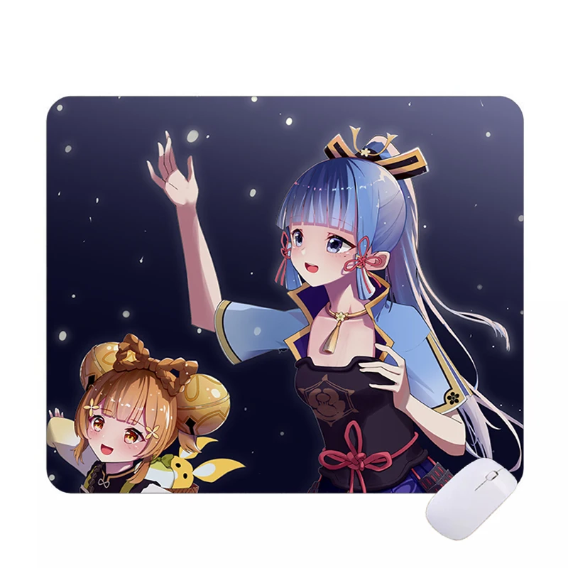 Smal girl Mouse Pad Gaming Accessories Speed Computer Keyboard PC Mousepad Gamer Rubber Carpet CSGO LOL Genshin Impact Desk Mat