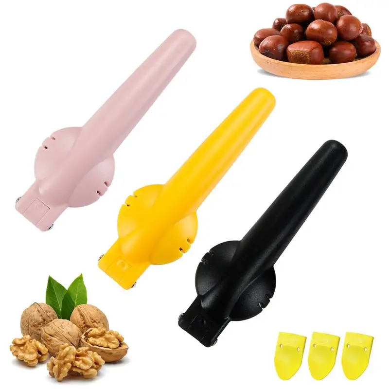 

VKTECH Stainless Steel 2 in 1 Quick Chestnut Clip Walnut Pliers Metal NutCracker Sheller Nut Opener Kitchen Tools Cutter Gadgets