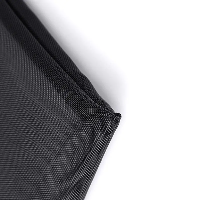 

3 Pcs/Set Black Mesh Cosmetic Bags Travel Zipper Storage Pouch Toiletry Wash Bag