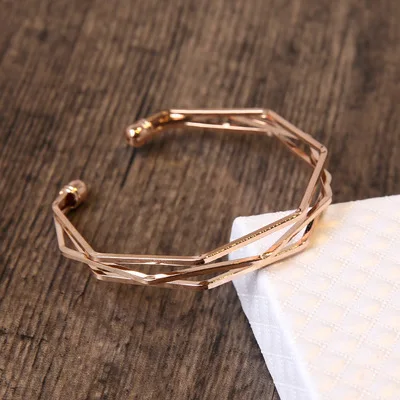 Модные и популярные минималистичные браслеты трехмерный необычный браслет