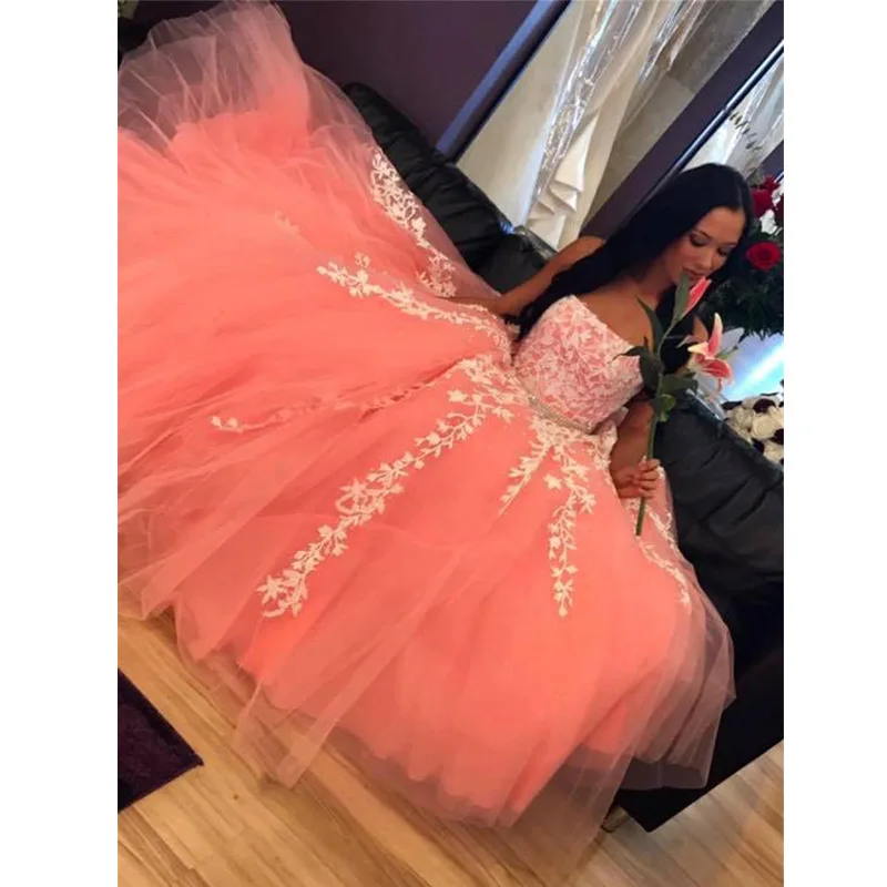 2020 без бретелек аппликация кружева розовый и платья цвета слоновой кости на