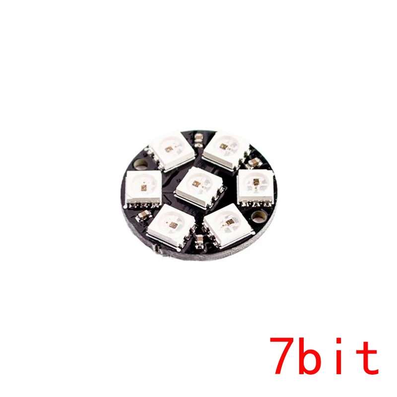 Светодиодный Радужный модуль WS2812 WS2812B WS 2811 5050 RGB 4 8 12 16 каналов 5 В 1 бит 24