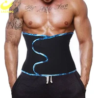lazawg mens neoprene sauna band waist trainer belt waist trimmer weight loss slimming body shaper sports workout shaperwear