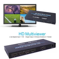 full hd 1080p 4x1 multiviewer quad multi viewer hdmi compatible hdtv video converter 4 tv screens splitter seamless switch