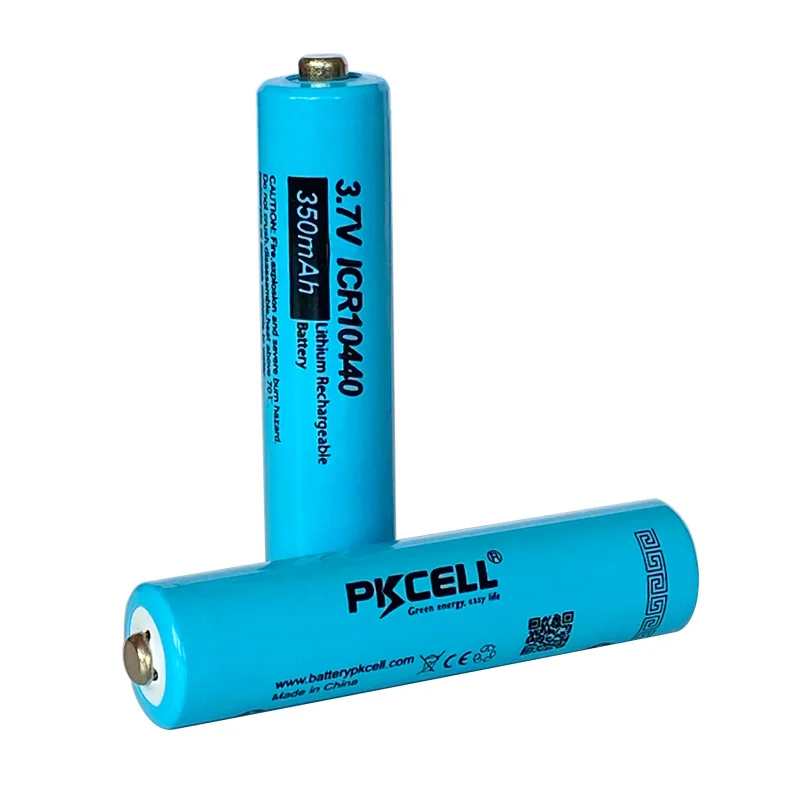 5 xPKCELL Топ на пуговицах для AAA ICR10440 Li Ion литий Перезаряжаемые Батарея 3 7 v 10440
