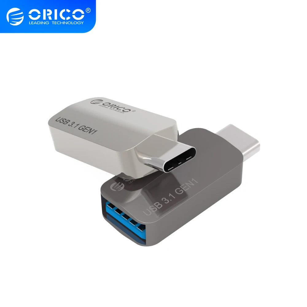 Портативный конвертер ORICO CTA2 OTG адаптер для передачи данных с Type C на USB 3 0 и