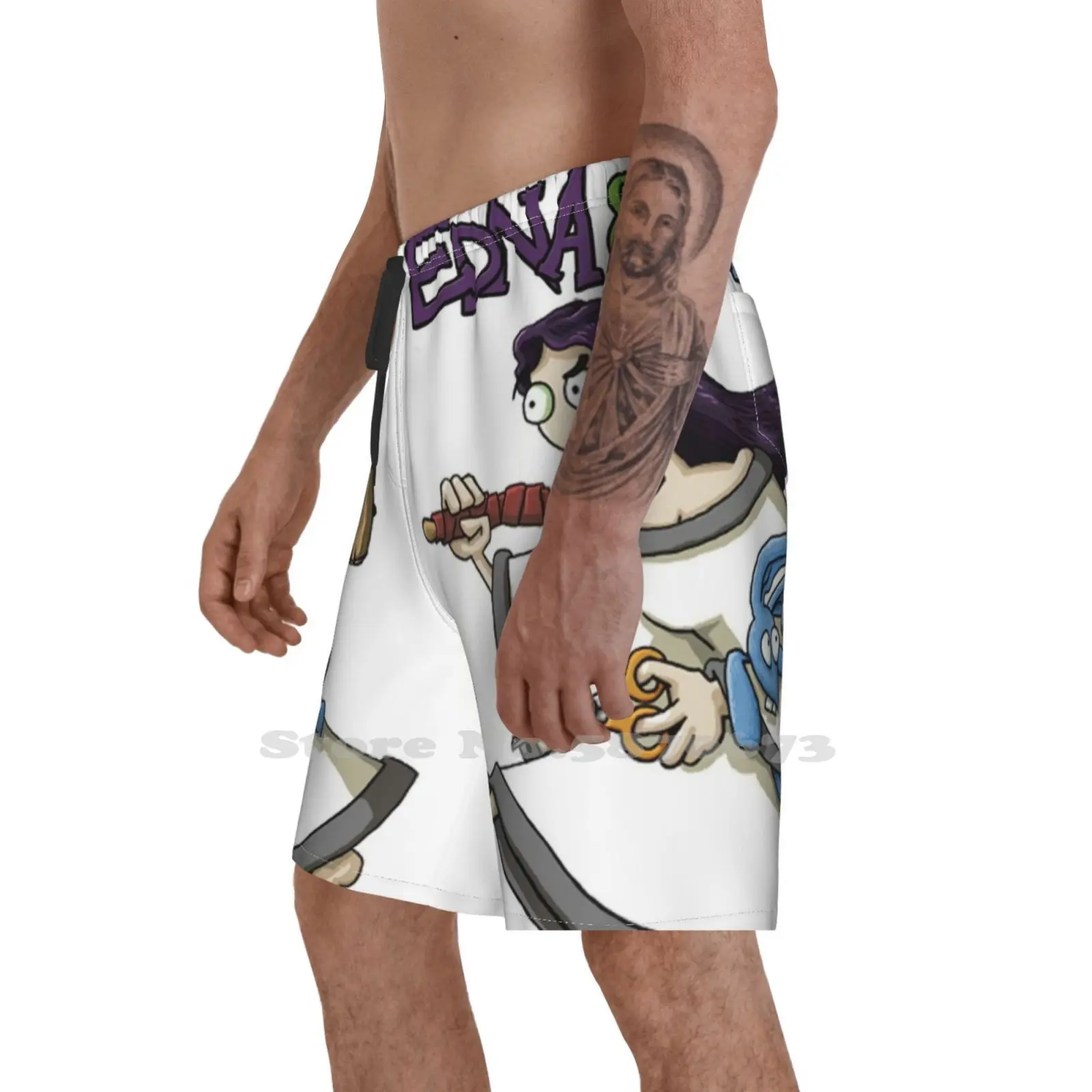 

Edna & Harvey Summer Mens Casual Shorts Gym Training Edna Harvey Edna Harvey Bunny Psycho Game Videogame Computergame