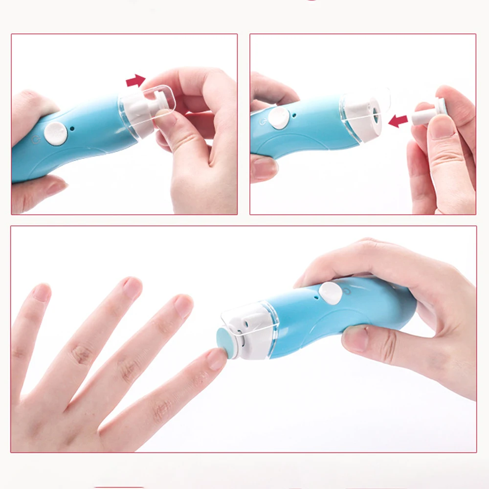 

Infants Care Electric Baby Nail Trimmer USB Charging Kids Infant Baby Cutter Nail Care Baby Trimmer Manicure Clipper Scissors