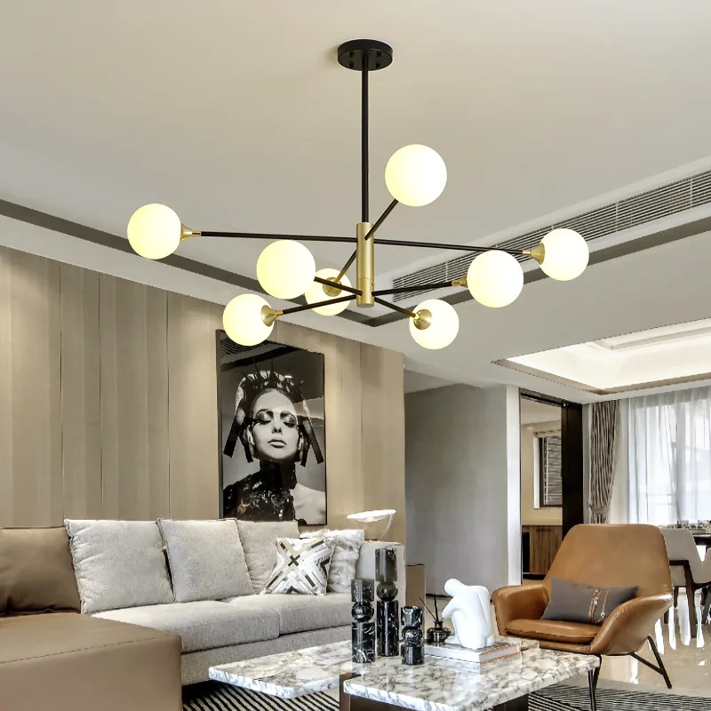 値段 北欧スタイルランプと提灯リビングルームランプデザイナー創造的人格マジック豆シャンデリアnetbedroomダイニング照明