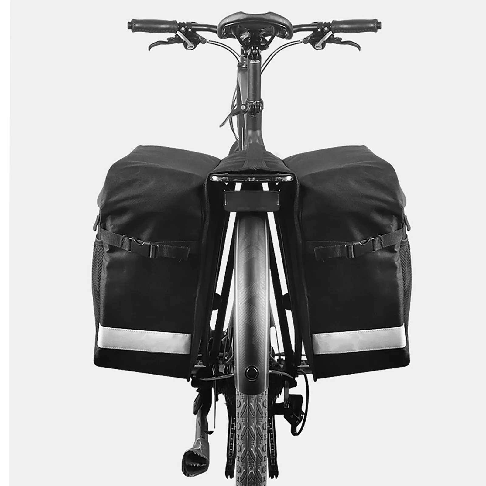 

High Quality Waterproof Saddlebag Rear Bag Trunk Bicycle Bag Rear Pannier Saddlebags One-sided pannier Mountain bike shelf bag#4