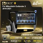 EKIY QLED DSP Android 10 автомобильное радио для MItsubishi Outlander 3 III 2018-2021 стерео Мультимедийный видеоплеер GPS Навигация BT DVD