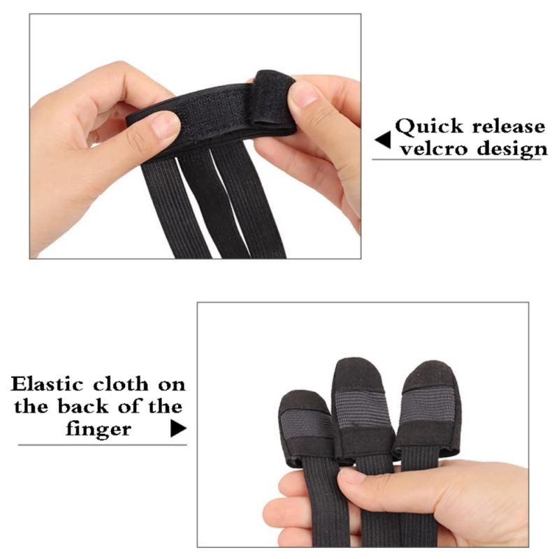 Защитные митенки для стрельбы из лука с 3 пальцами эластичные защитные перчатки