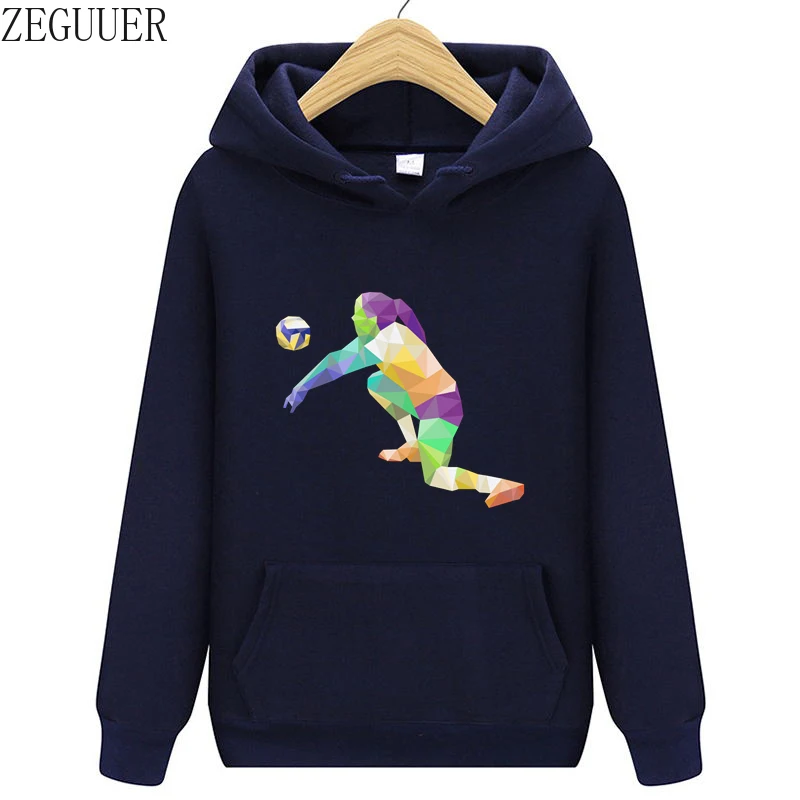 

Anime haikyuu volleyball player digging printed Sweatshirt Kawaii Hoodies for Women/men top Hoody Female Winter Full Sleeve