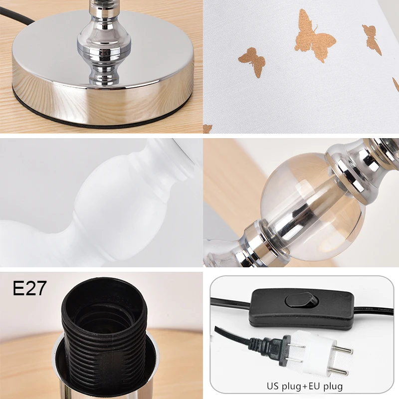 Настольная лампа с кристаллами прикроватная скандинавский Мини светодиодный