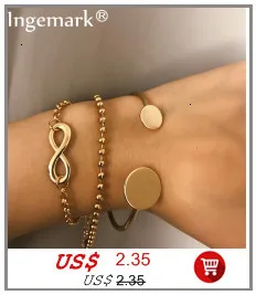 Ingemark в богемном стиле 3 шт./компл. большой корпус браслет тонкий цветной веревки/змея цепи с ракушками и отлично сочетаются браслет для Для женщин