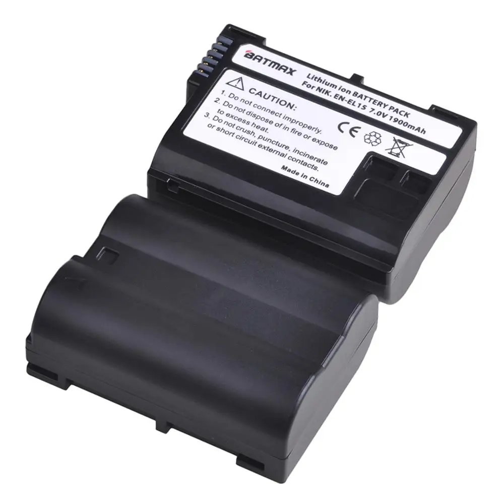 Аккумулятор и зарядное устройство USB для Nikon D500 D600 D610 D750 D7000 D7100 D7200 D800 D800E
