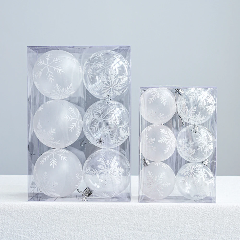 Окрашенный подвесной шар украшение для рождественской елки Небьющийся