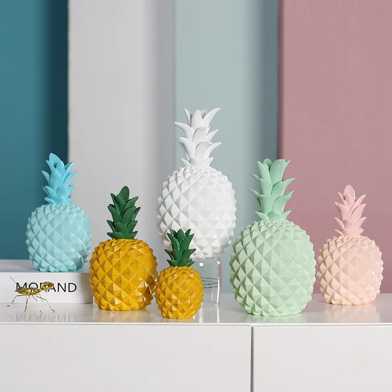 

Fruit Home Resin Nordic Pineapple Pineapple Still Life Creative Pineapple Simulation Decor Modeling Home Accessories Modern
