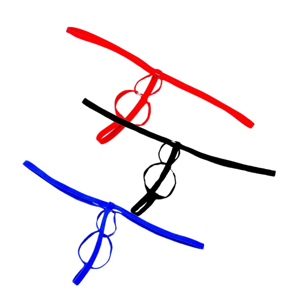 Эротические микро мужские стринги и G-стринги забавные двойные с отверстием для