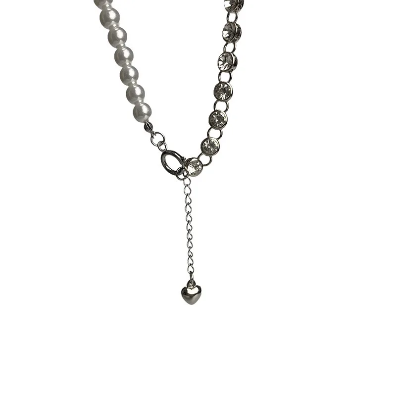 

Женское Ожерелье-подвеска из титановой стали, с жемчугом