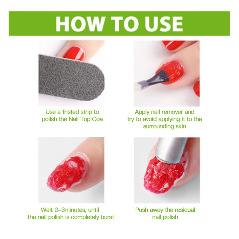 Nail Gel Polish Remover Unloading Nail Glue Top Coat Gel Fast Manicure Semi Permanent Remover Varnish Tool Nail Cleaner Gel 15ml