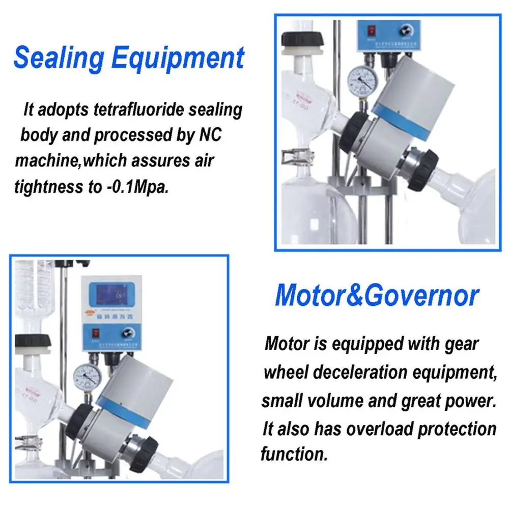 Новый стиль роторный испаритель RE501 лабораторный вакуумный вакуумная