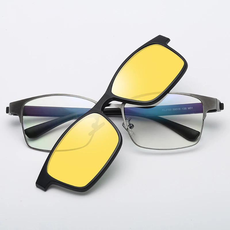 Солнцезащитные очки поляризационные UV400 для мужчин и женщин квадратные