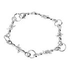 Браслет женский из колючей проволоки, короткое ожерелье унисекс