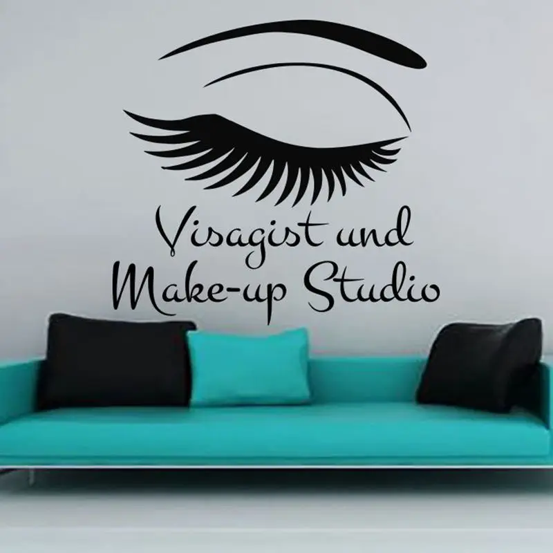 Наклейка для ресниц макияж спа наклейка красивые плакаты виниловые наклейки на