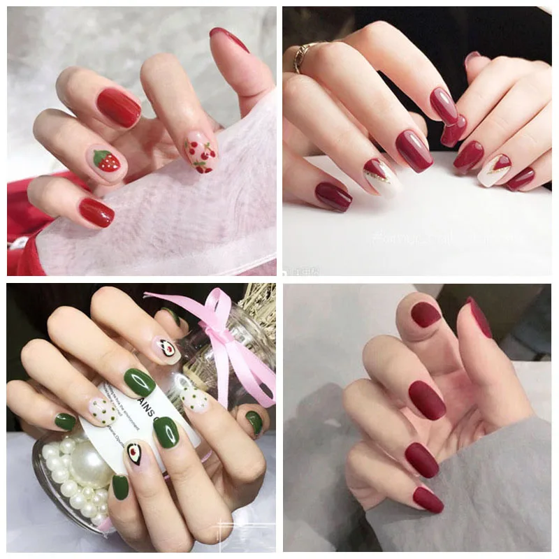 1 лист ногтей полное покрытие самоклеющиеся наклейки для переноса лака 14