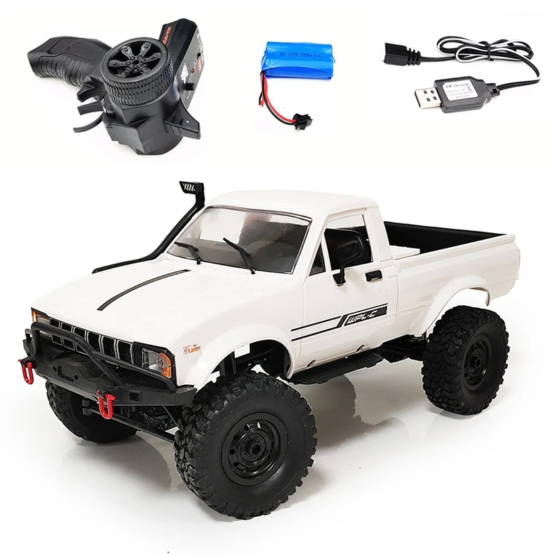 

C24 C24-1 RC Car 2.4G RC Crawler Off-Road Car Buggy Moving Machine 1:16 4WD Kids Battery Powered Cars RTR Gifts