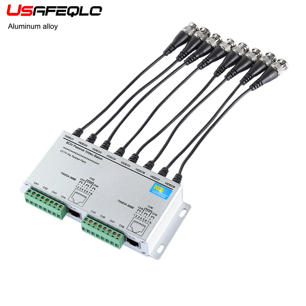 8CH пассивный видео транссивер витой UTP транссивер|Коробки передач и кабели| |