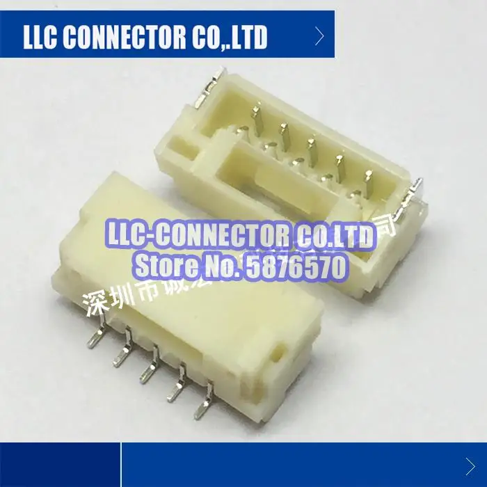 

20 pcs/lot SM05B-GHS-TB(LF)(SN) legs width:1.25MM 5PIN connector 100% New and Original